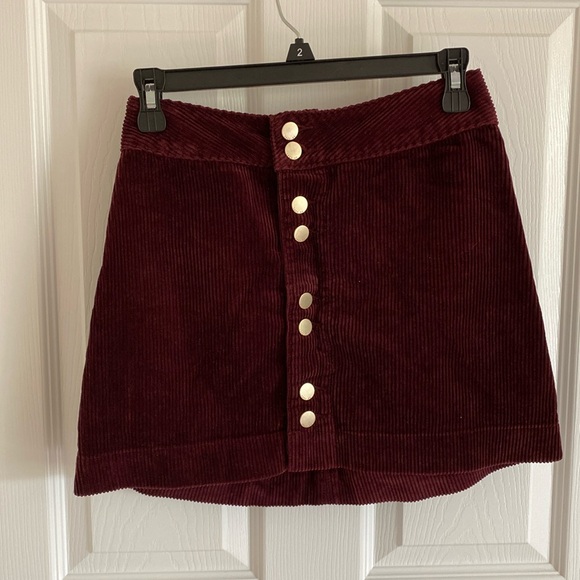 Abercrombie & Fitch Corduroy mini skirt - Picture 1 of 5